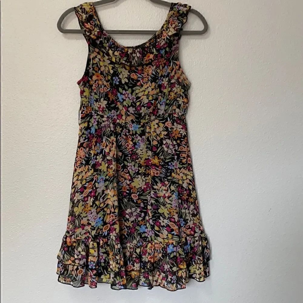 Forever 21 Multi Color Floral Dress - Picture 3 of 6